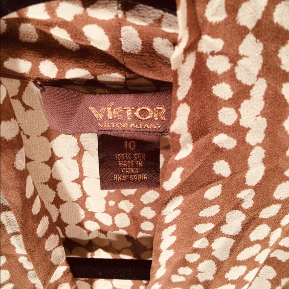 Victor Alfaro silk blouse - Picture 2 of 5